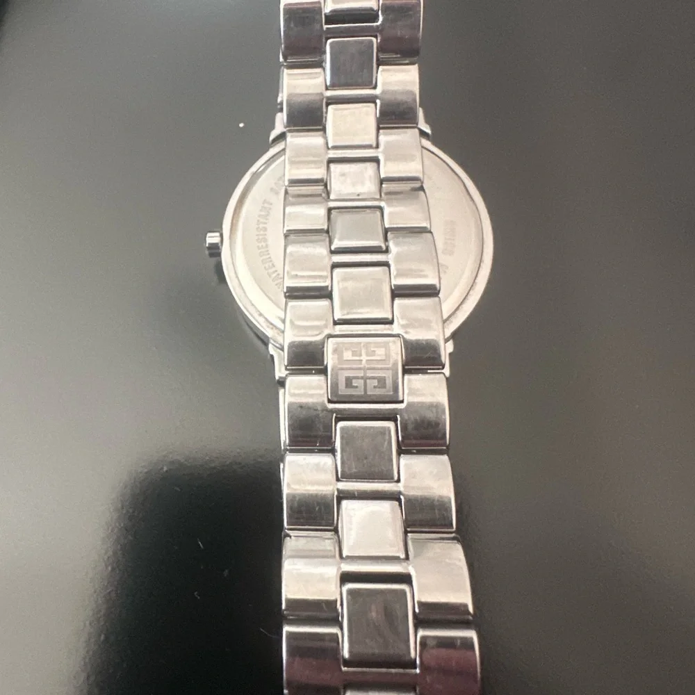 Black and Silver Givenchy watch
